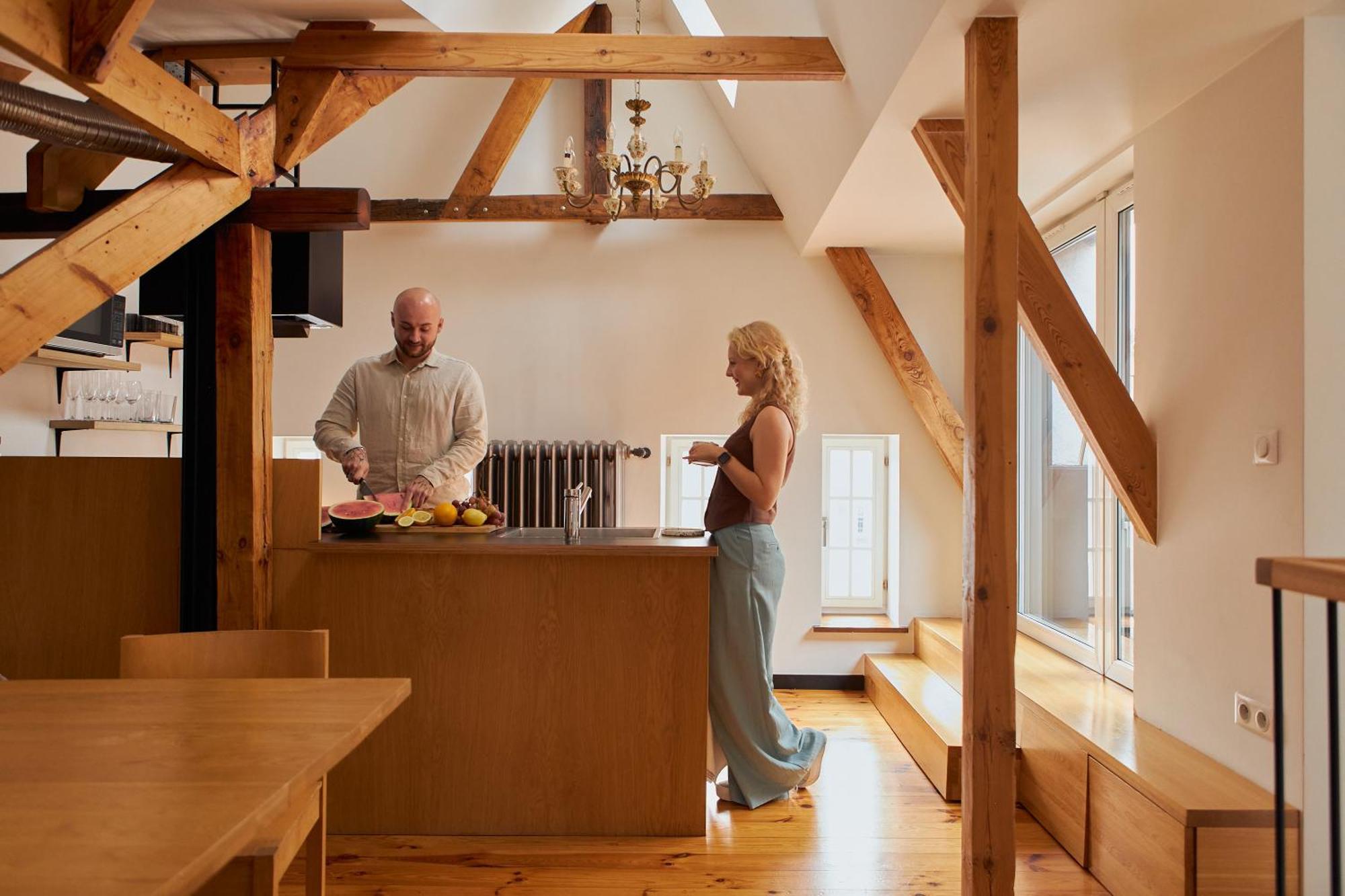 3-Level Apartment With A View Of St Mary'S Basilica By Downtown Apartments — Zdjęcia 2